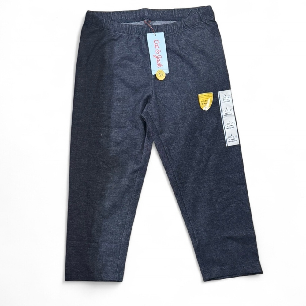 Bundle!! 3pcs of Cat & Jack size Large Dark Blue Kids Capri Leggings